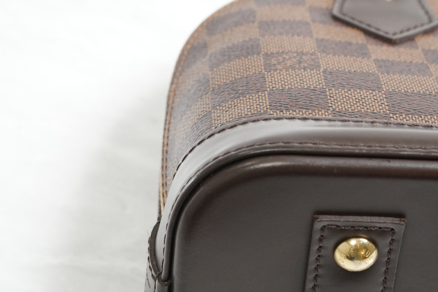 [Excellent] Louis Vuitton Damier Ebene Alma BB 2Way Handbag Shoulder Bag N41221