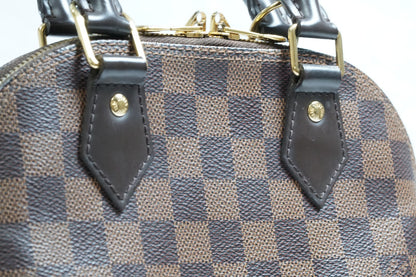 [Excellent] Louis Vuitton Damier Ebene Alma BB 2Way Handbag Shoulder Bag N41221