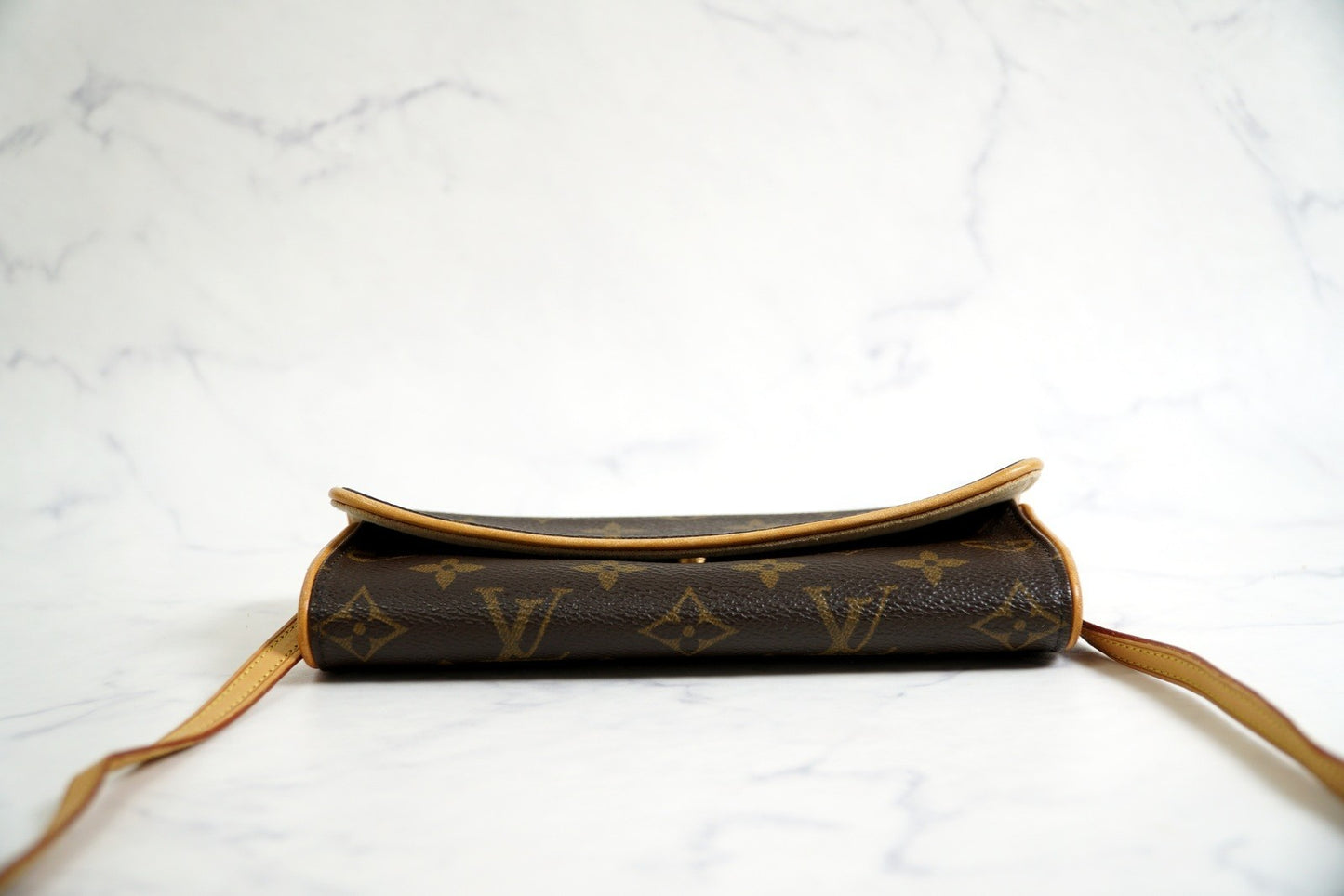 [Rank AB] Louis Vuitton Monogram Pochette Twin PM Shoulder Clutch Bag M51854