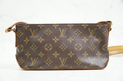 Louis Vuitton Monogram Trotteur M51240 Crossbody Shoulder Bag Vintage Authentic