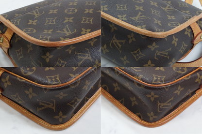 Louis Vuitton Monogram Sologne Crossbody Shoulder Bag M42250 Vintage M42250 Auth