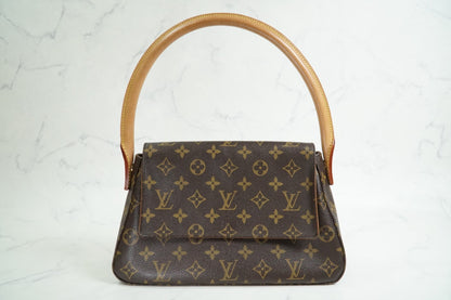 [AB] LOUIS VUITTON Mini Looping Monogram Shoulder Bag Canvas M51147 Vintage Box