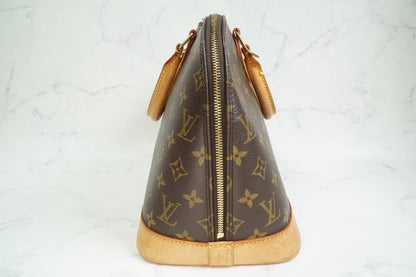 [Rank AB] Louis Vuitton Alma M51130 Monogram Canvas Handbag with Shoulder Strap