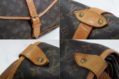[Good] Louis Vuitton Monogram Saumur 35 Shoulder Bag M42254 Vintage Authentic