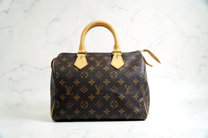 [AB] LOUIS VUITTON Monogram Speedy 25 Handbag Brown M41109 Vintage Authentic