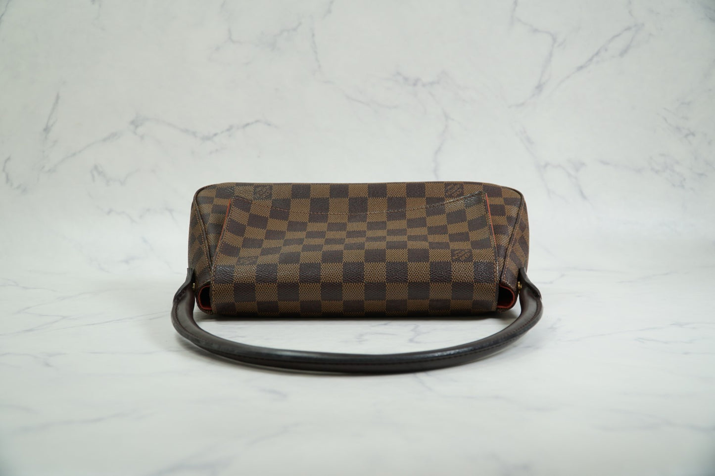 [Very Good] Louis Vuitton Damier Ebene Mini Looping Special Order N51158 Bag
