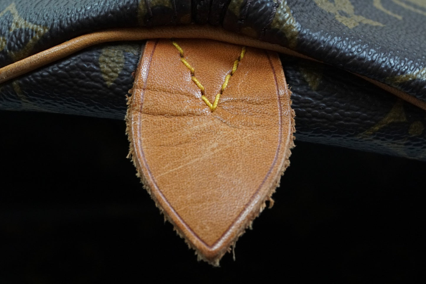 [AB] LOUIS VUITTON Monogram Keepall 55 Boston Bag M41424 Travel Duffle Leather