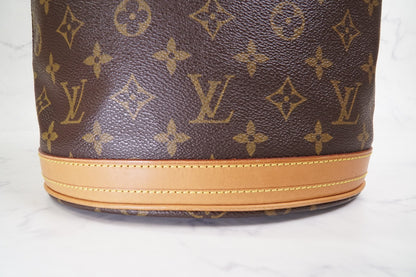 [Good] LOUIS VUITTON Monogram Bucket PM M42238 Shoulder Tote Bag Brown FL0052