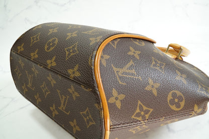 [Very Good] Louis Vuitton Monogram Ellipse PM Handbag Brown Canvas M51127 Auth