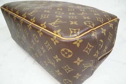 [Rank AB] Louis Vuitton Deauville M47270 Monogram Canvas Handbag Vintage Auth