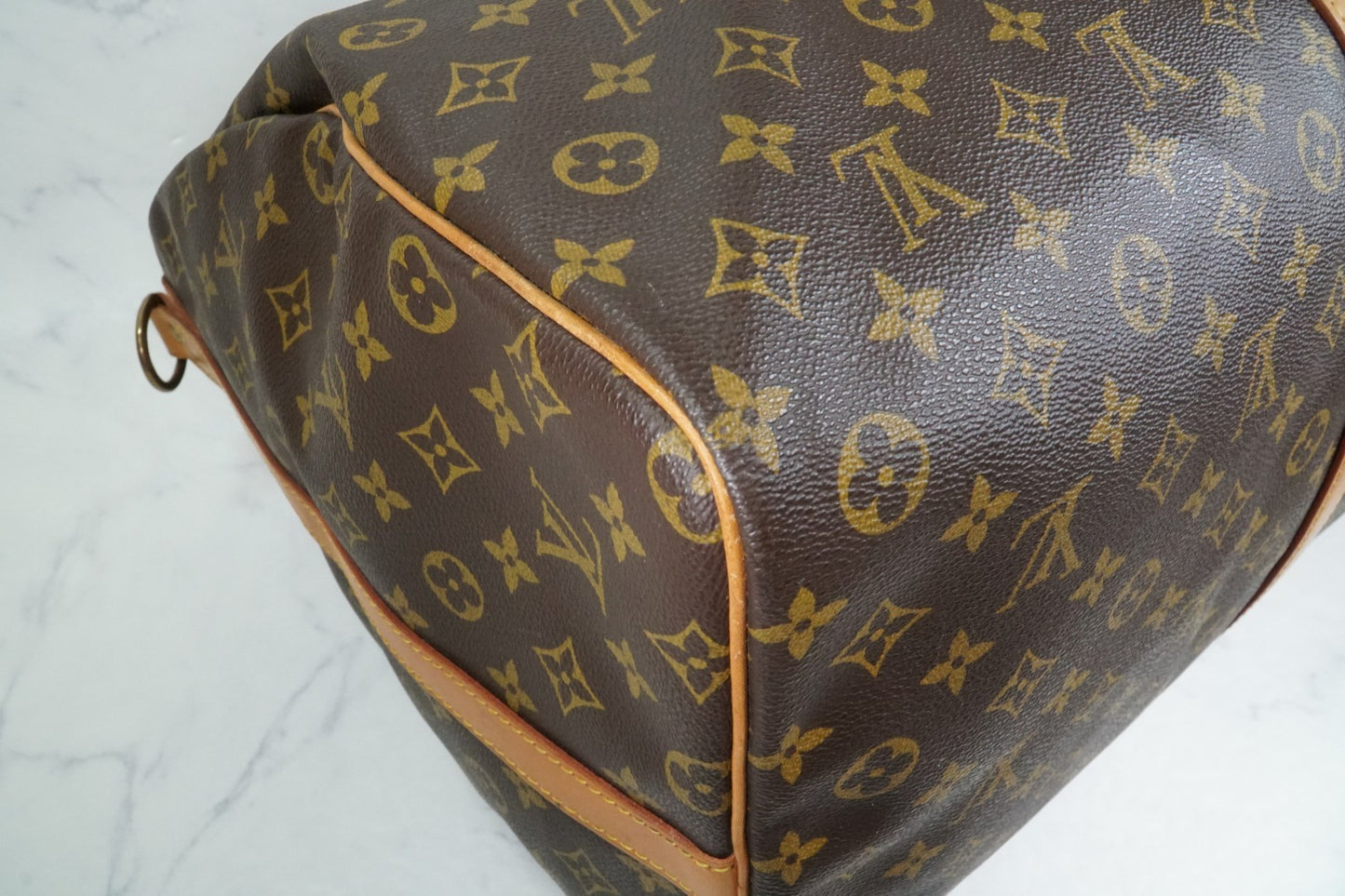 [AB] Louis Vuitton Keepall Bandouliere 60 M41412 Monogram Travel Bag Vintage