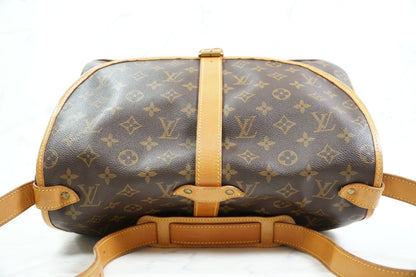 [Good] Louis Vuitton Monogram Saumur 35 Shoulder Bag M42254 Vintage Authentic