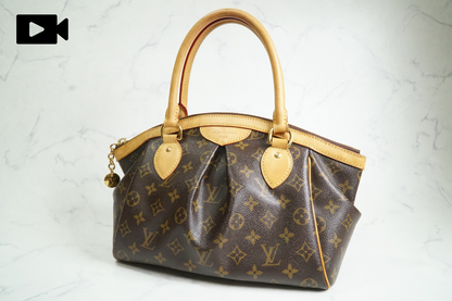 [AB Good] Louis Vuitton Monogram Tivoli PM Handbag Brown Canvas M40143 Authentic