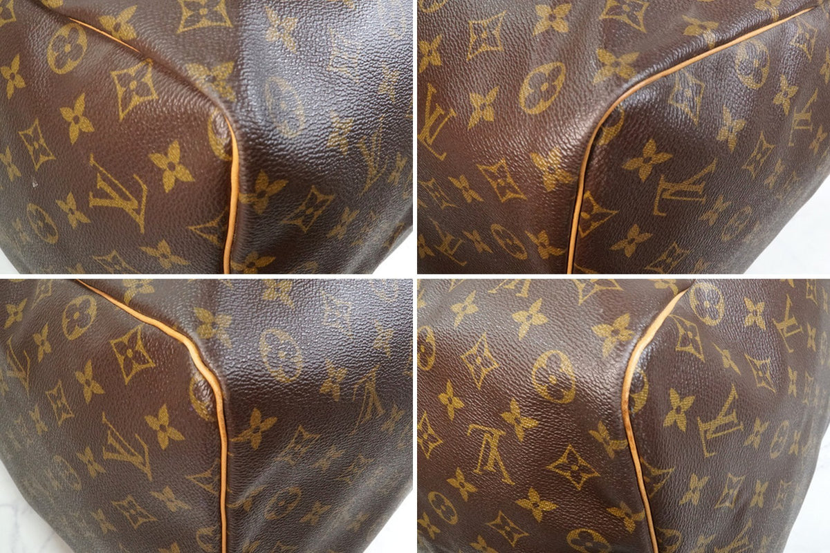 [Rank AB] Louis Vuitton Monogram Keepall 60 Travel Boston Bag M41422 Authentic