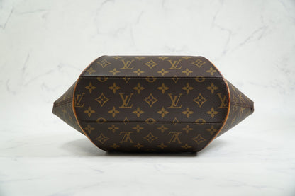 [Rank AB] Louis Vuitton Monogram Ellipse MM Handbag M51126 Brown Canvas w/ Box