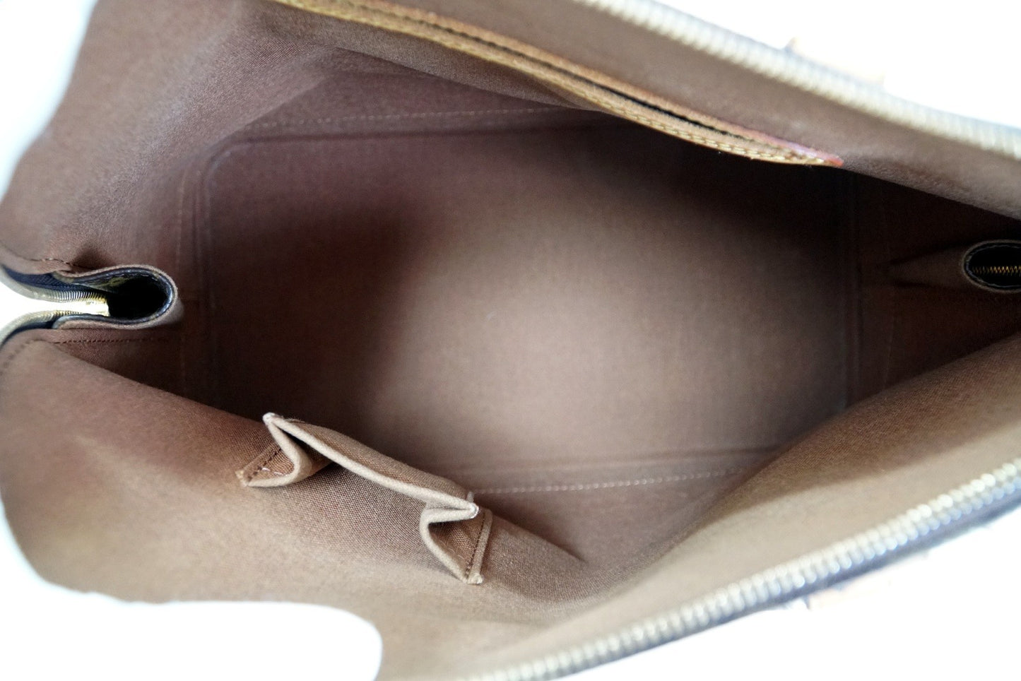 [Rank AB] Louis Vuitton Monogram Alma PM Handbag Brown M51130 Vintage Authentic
