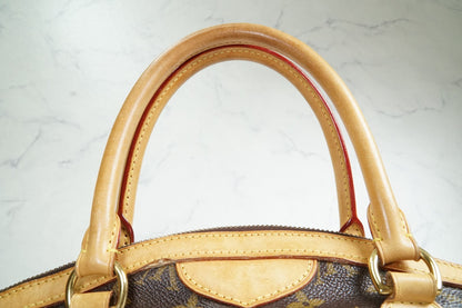[AB Good] Louis Vuitton Monogram Tivoli PM Handbag Brown Canvas M40143 Authentic