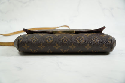 [Rank AB] Louis Vuitton Favorite MM Monogram 2Way Shoulder Bag w/Strap Authentic