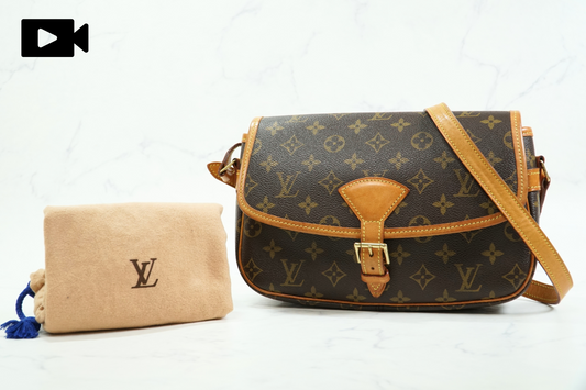 Louis Vuitton Monogram Sologne Crossbody Shoulder Bag M42250 Vintage M42250 Auth