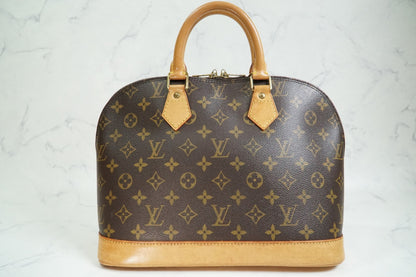 [Rank AB] Louis Vuitton Alma M51130 Monogram Canvas Handbag with Shoulder Strap