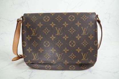 [AB Good] Louis Vuitton Monogram Musette Tango Short Shoulder Bag M51257 Auth