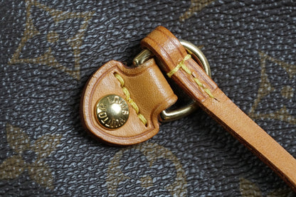 [Rank AB] LOUIS VUITTON Monogram Neverfull MM M40156 Brown Tote Shoulder Bag