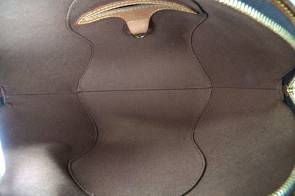[Rank AB] Louis Vuitton Monogram Ellipse PM Handbag Brown M51127 Vintage Auth