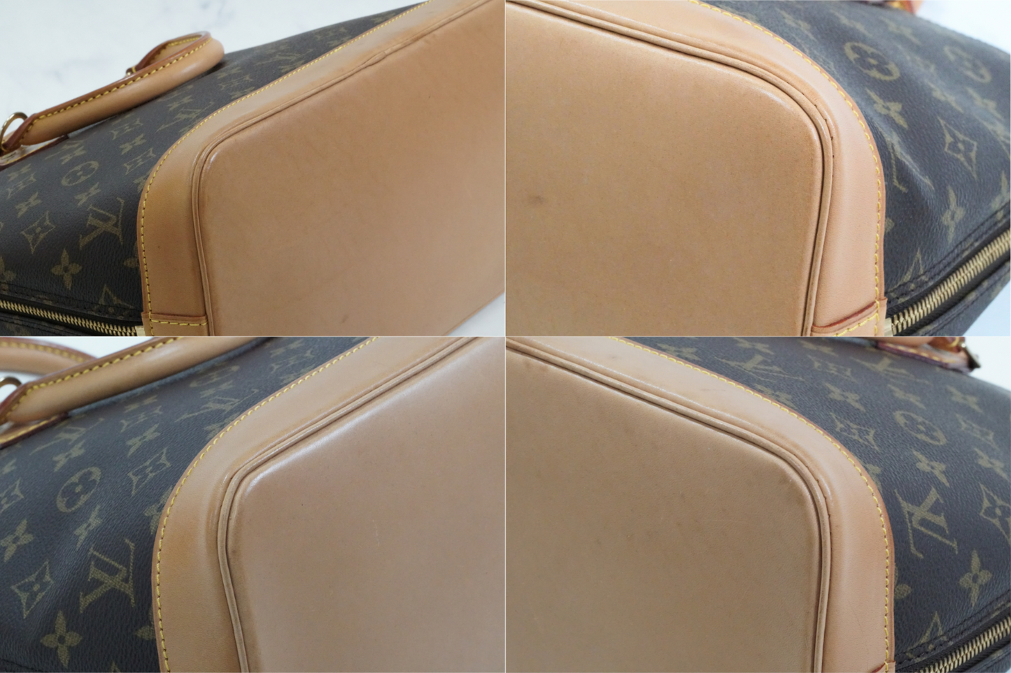 [Excellent] Louis Vuitton Monogram Alma PM Handbag M51130 Vintage Purse