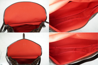[EXC+ / AB] Louis Vuitton Damier Ebene Saumur 30 Special Order Shoulder Bag Rare