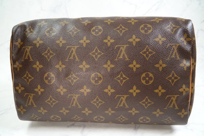 [Rank AB] Louis Vuitton Monogram Speedy 30 Handbag Boston Bag M41108 Authentic
