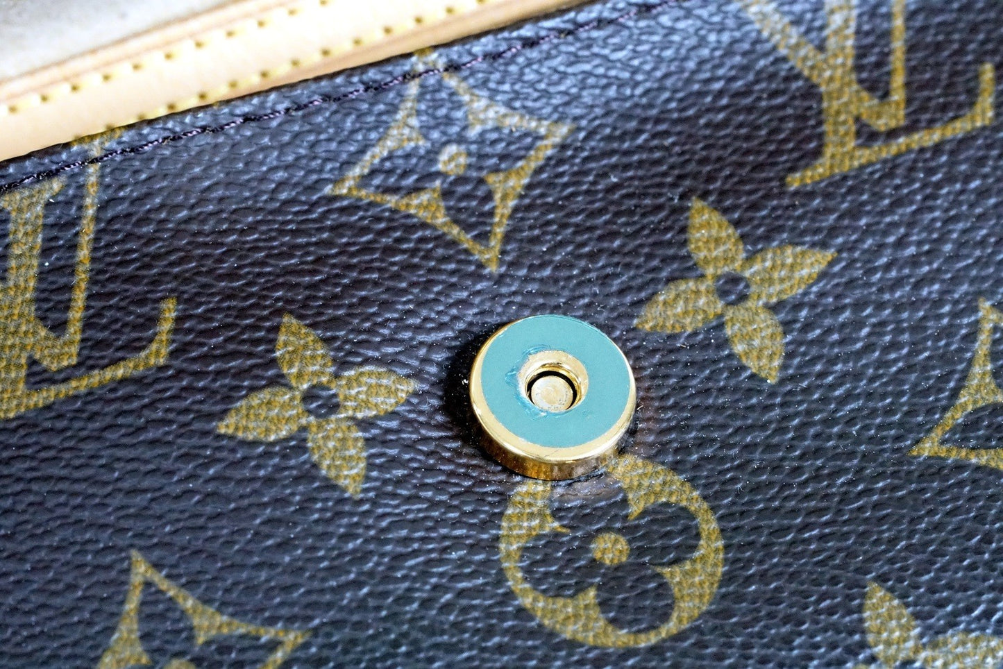 [Rank AB] Louis Vuitton Monogram Pochette Twin PM Shoulder Clutch Bag M51854
