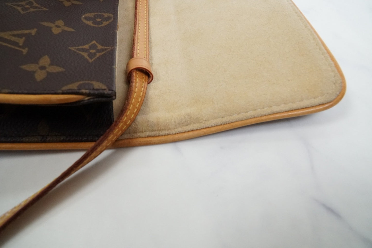 [USA-Made] Louis Vuitton Monogram Pochette Twin GM Shoulder Bag M51852 Authentic