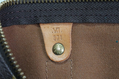 [AB] Louis Vuitton Keepall Bandouliere 60 M41412 Monogram Travel Bag Vintage