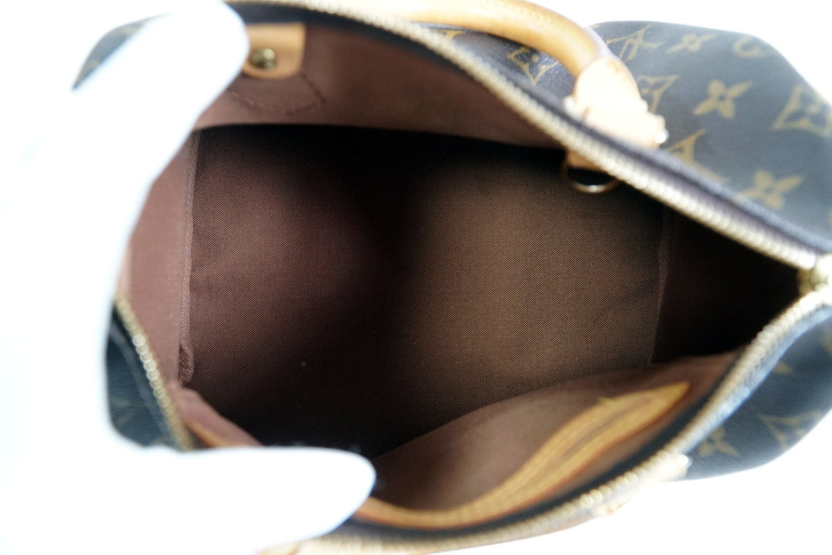 [AB] LOUIS VUITTON Monogram Speedy 25 Handbag Brown M41109 Vintage Authentic