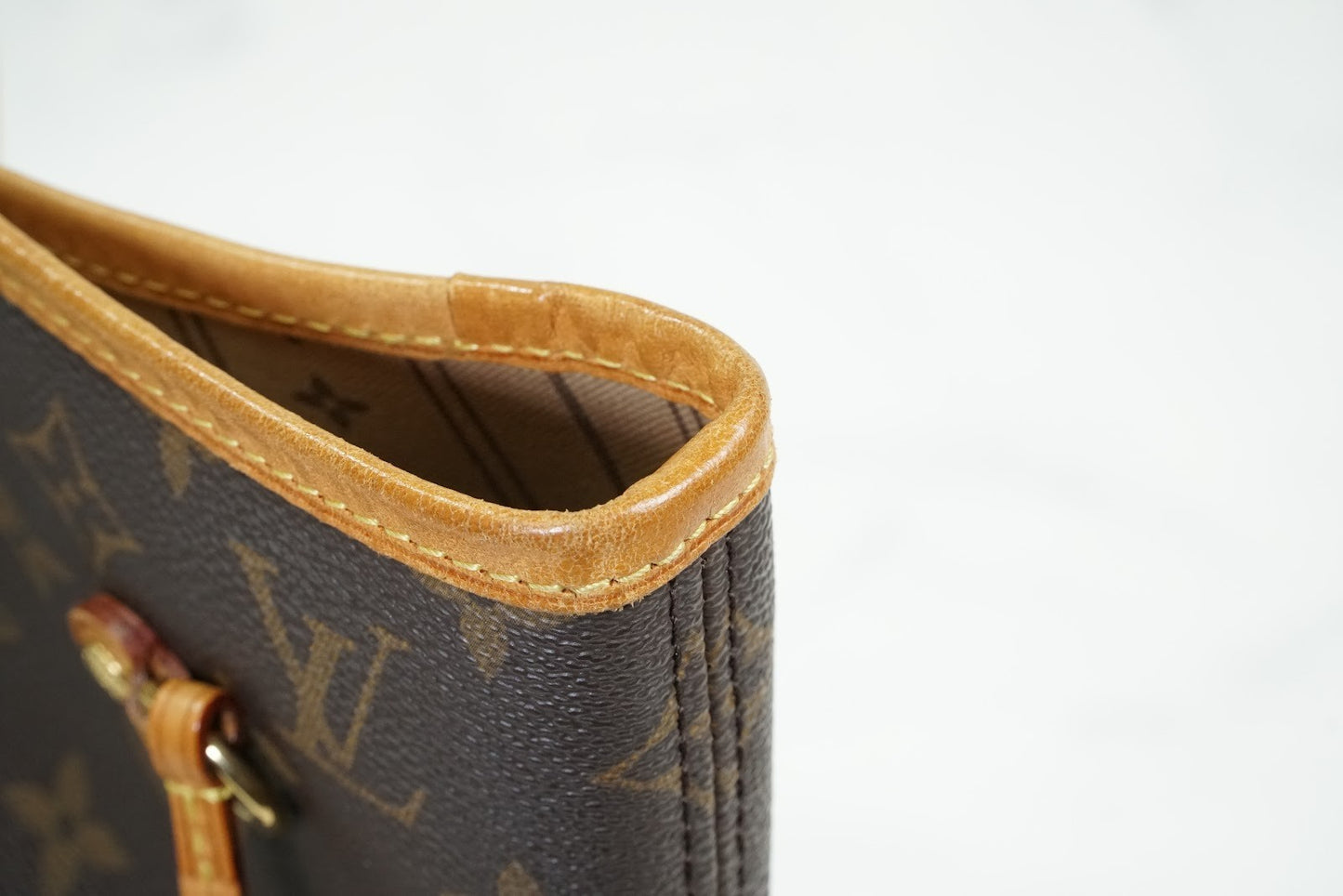 [Rank AB] LOUIS VUITTON Monogram Neverfull MM M40156 Brown Tote Shoulder Bag