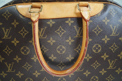 [Rank AB] Louis Vuitton Deauville M47270 Monogram Canvas Handbag Vintage Auth