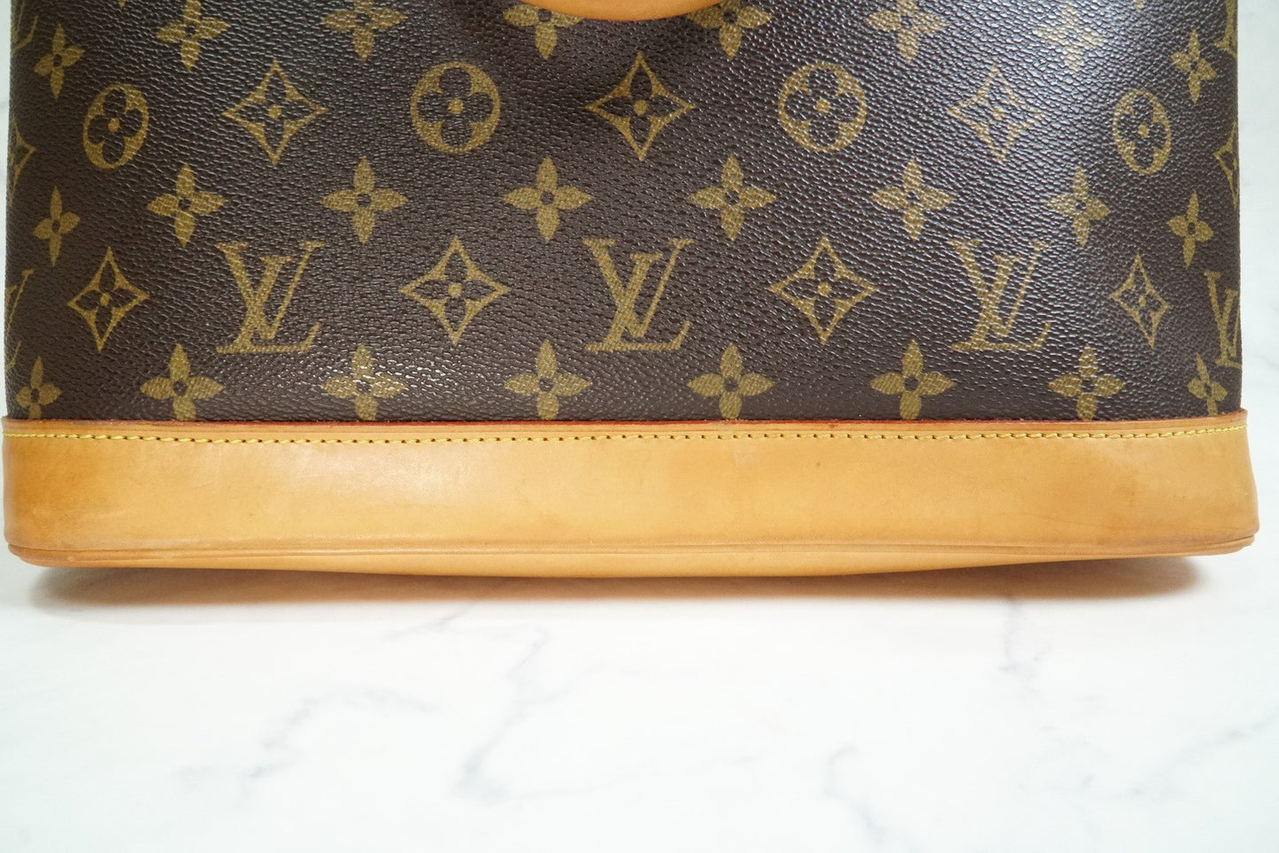 [AB Rank] LOUIS VUITTON Monogram Alma PM Handbag Tote Canvas Brown M51130 Auth