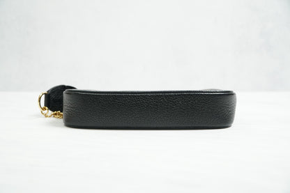 [Very Good] Louis Vuitton Empreinte Mini Pochette Accessoires Black Beige M80732