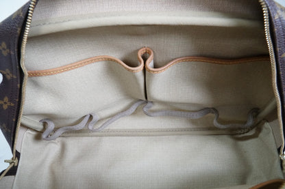 [Rank AB] Louis Vuitton Deauville M47270 Monogram Canvas Handbag Auth Vintage