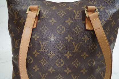 [Good Vintage] Louis Vuitton Monogram Cabas Piano Tote Shoulder Bag M51148 Purse