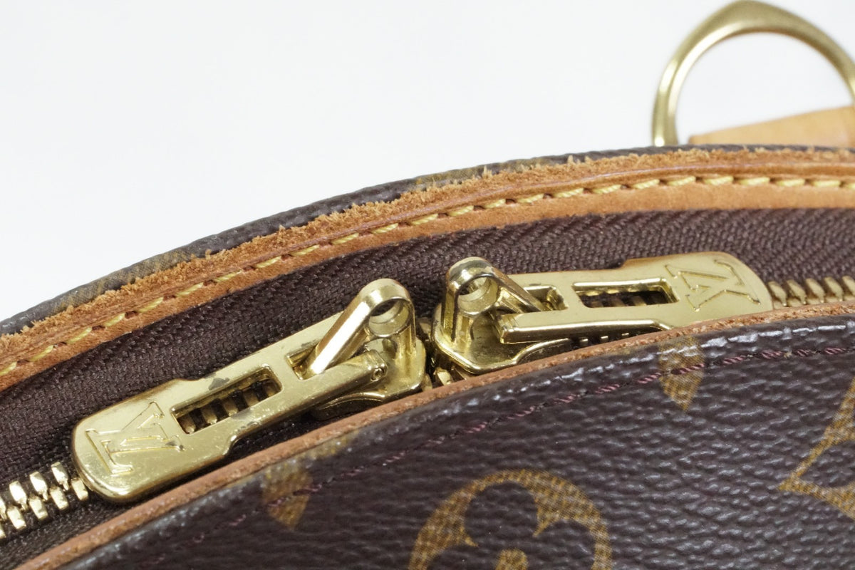 [Rank AB] Louis Vuitton Monogram Ellipse MM Handbag M51126 Brown Canvas w/ Box