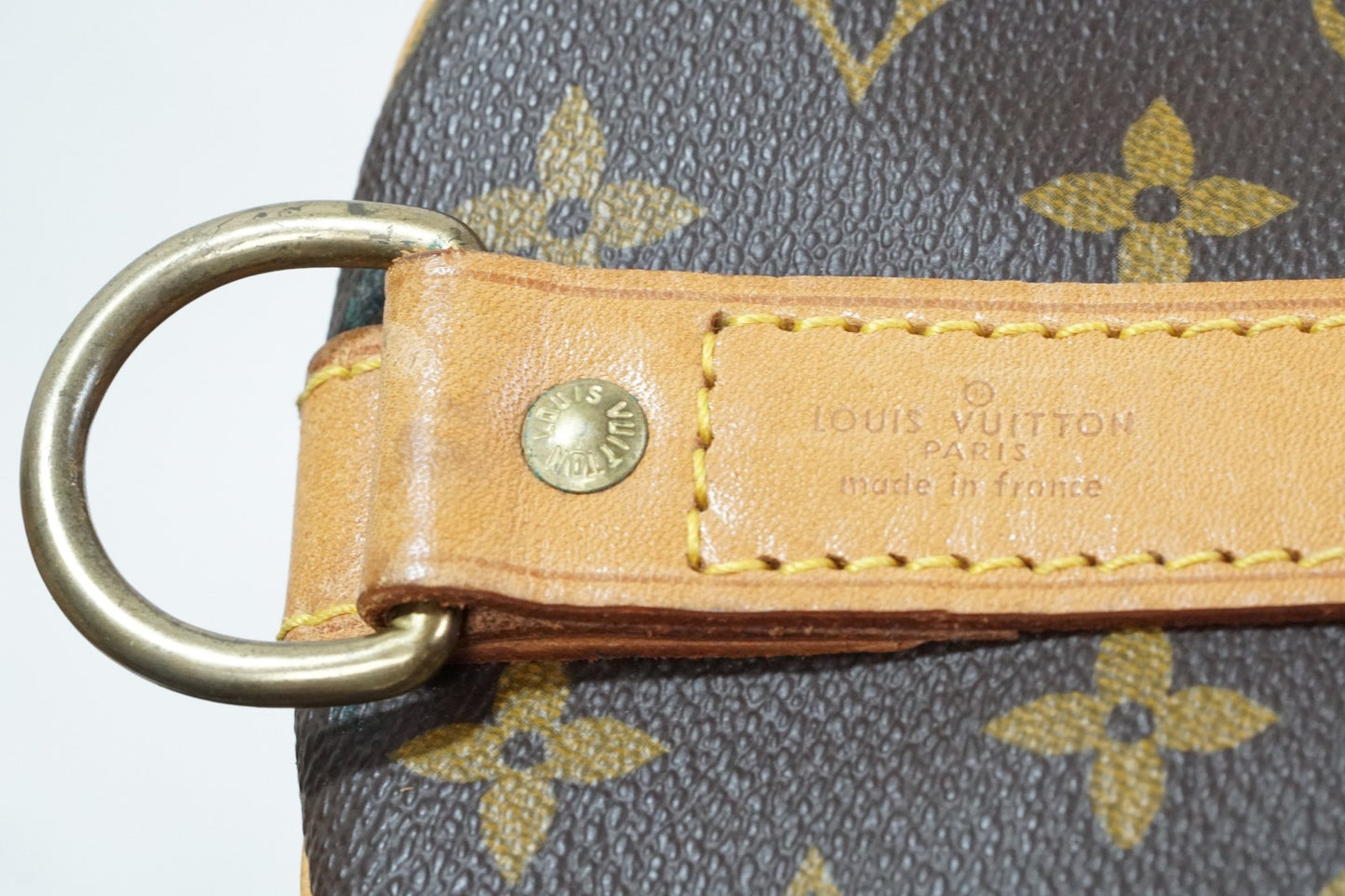 [AB] Louis Vuitton Keepall Bandouliere 60 M41412 Monogram Travel Bag Vintage