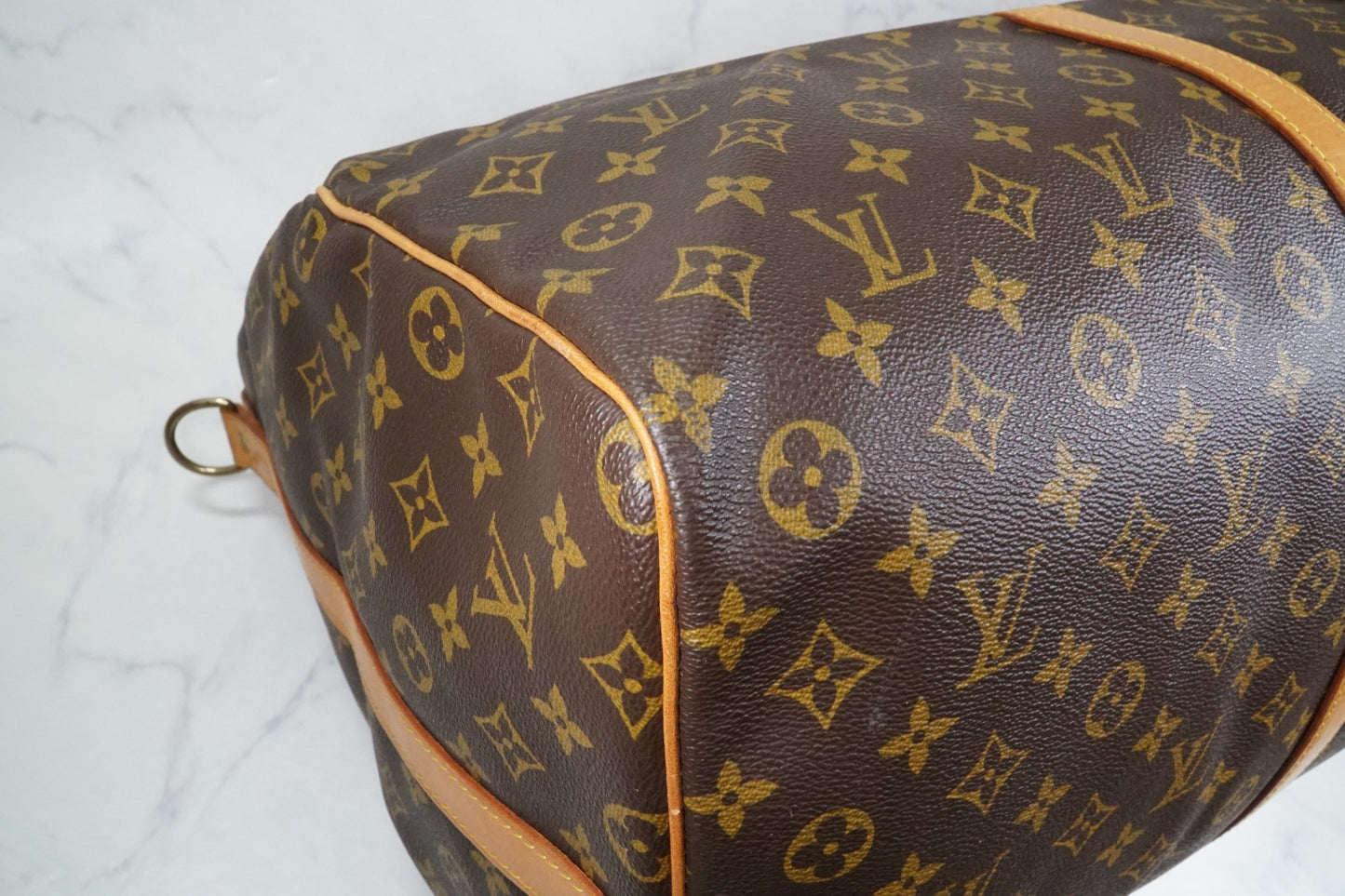 [AB] Louis Vuitton Keepall Bandouliere 60 M41412 Monogram Travel Bag Vintage