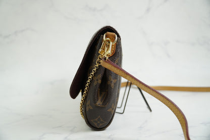 [Rank AB] Louis Vuitton Favorite MM Monogram 2Way Shoulder Bag w/Strap Authentic