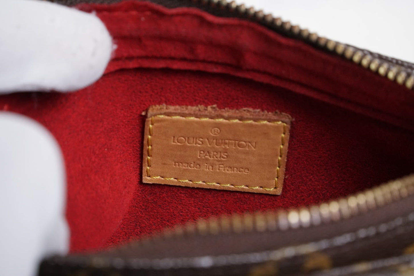 [Rank AB] LOUIS VUITTON Monogram Viva Cite PM Shoulder Bag M51165 Brown Leather