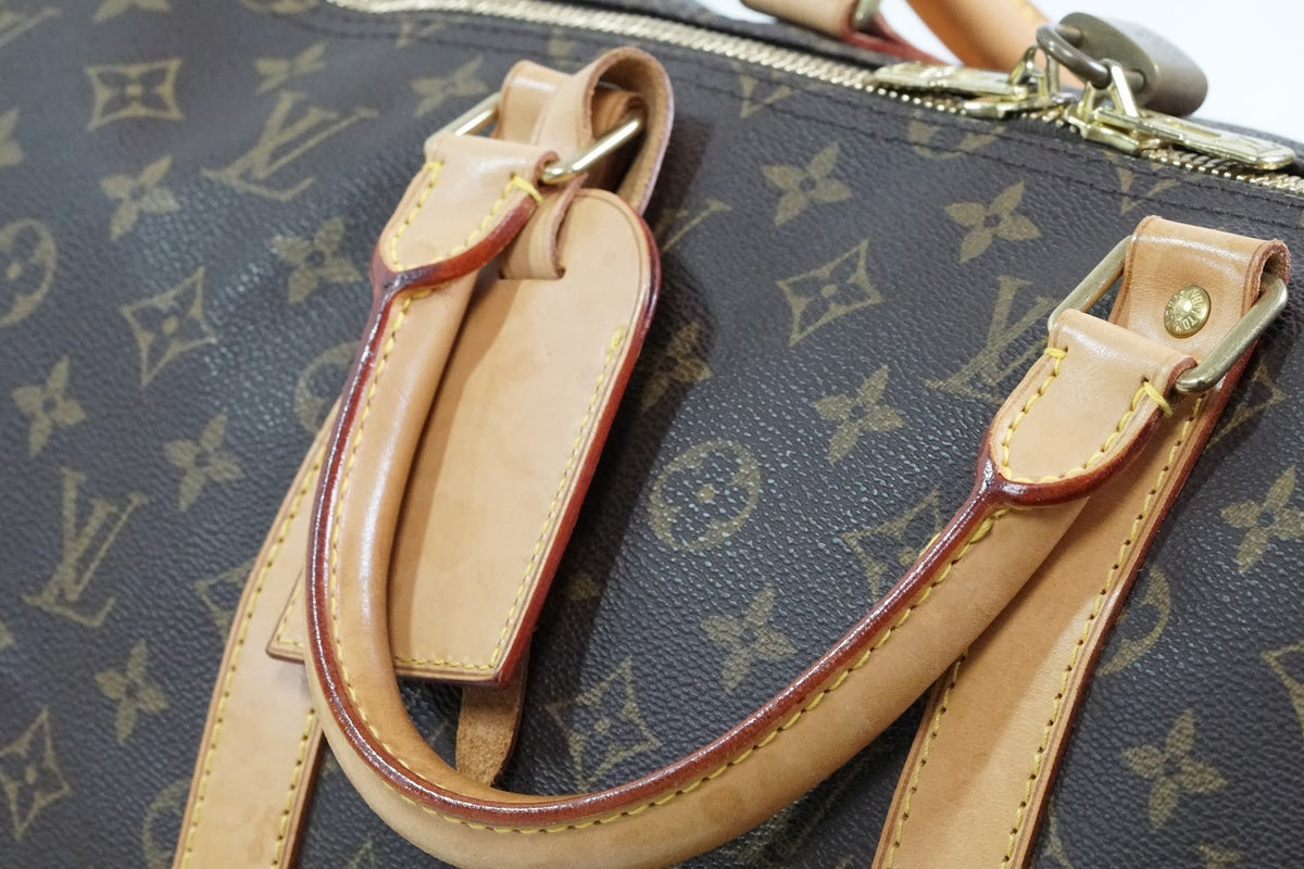 [Rank AB] Louis Vuitton Monogram Keepall 50 M41426 Boston Bag Travel Luggage