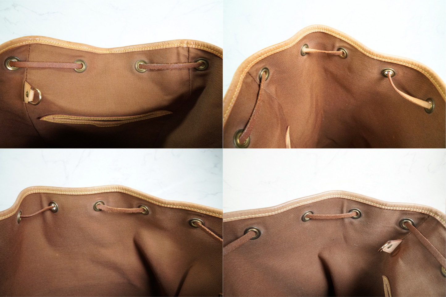 [Good] Louis Vuitton Monogram Montsouris GM Backpack Rucksack M51135 Vintage