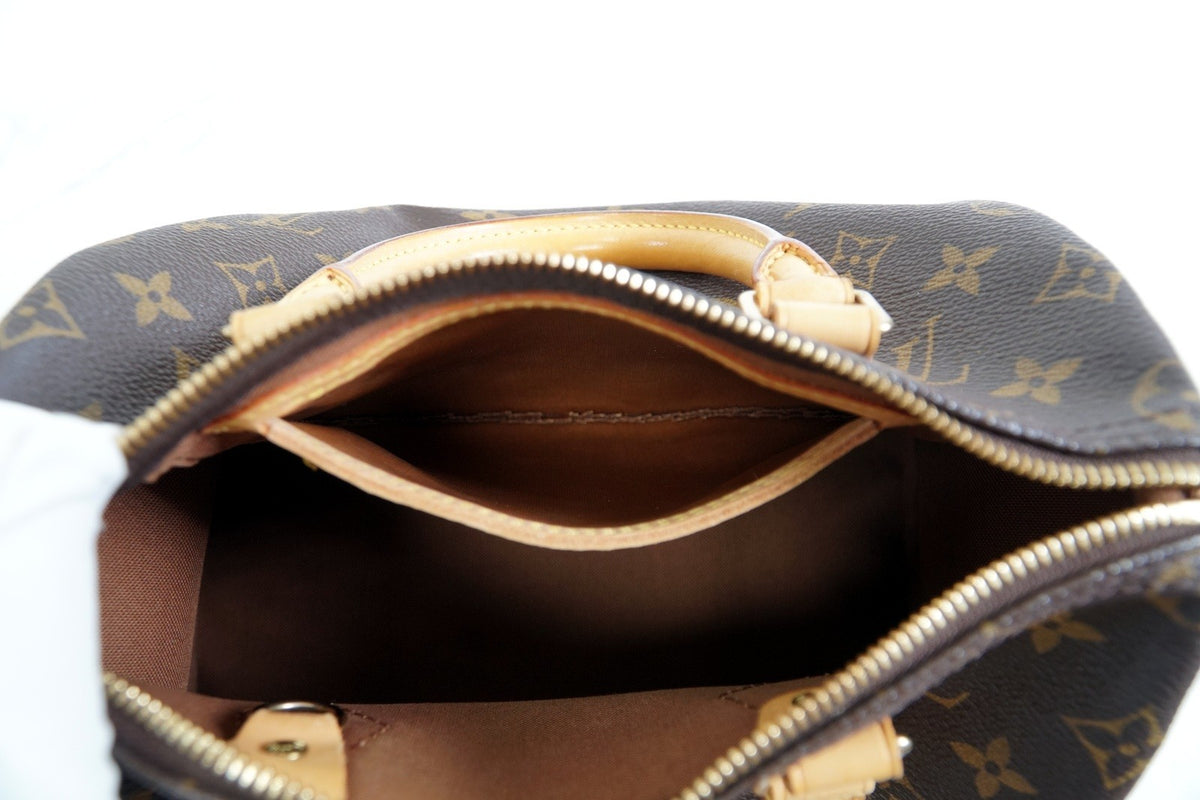 [AB] LOUIS VUITTON Monogram Speedy 25 Handbag Brown M41109 Vintage Authentic