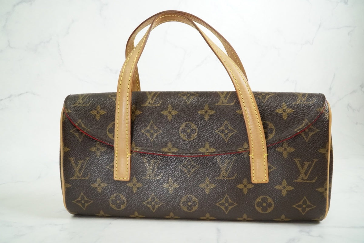 [AB Good] Louis Vuitton Monogram Sonatine Handbag M51902 Brown Canvas Authentic