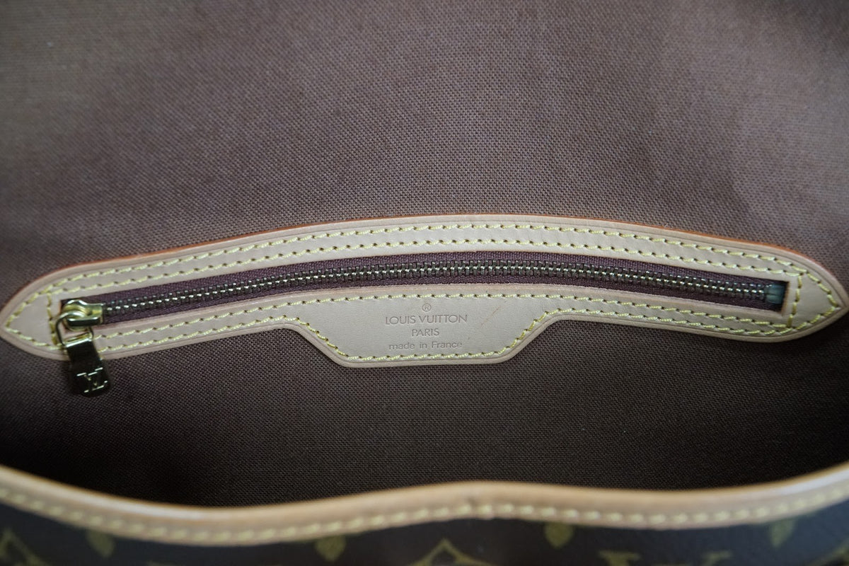[EXCELLENT] LOUIS VUITTON Monogram Gibeciere MM Shoulder Crossbody Bag M42247
